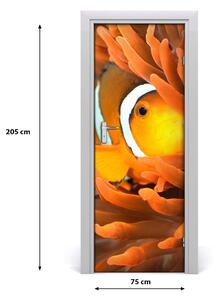 Fototapeta samolepiace na dvere bláznivá ryba 75x205 cm