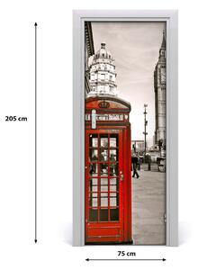 Fototapeta samolepiace na dvere Vintage Big Ben 75x205 cm