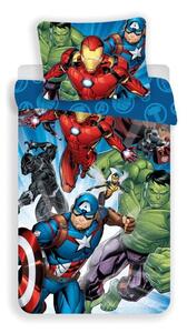 JERRY FABRICS Obliečky Avengers Brands 02 Bavlna, 140/200, 70/90 cm