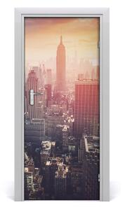 Fototapeta samolepiace dvere New York Panorama 85x205 cm