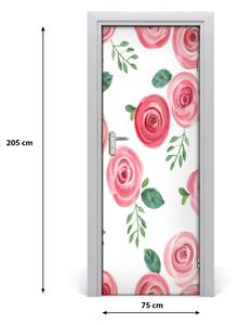 Fototapeta samolepiace ružové ruže 75x205 cm