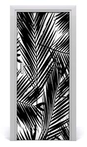 Samolepiace fototapety na dvere listy palmy 85x205 cm