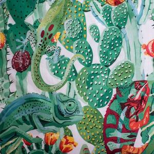 JERRY FABRICS Obliečky Chameleon svietiace Bavlna, 140/200, 70/90 cm