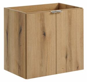 Comad Závesná skrinka Nova Oak Dance II so zápustným umývadlom 60 cm dub coast evoke