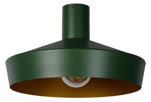 CARDIFF - Prisadené stropné svietidlo - priemer 40 cm - 1xE27 - zelené