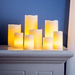 Weltbild LED skutočné voskové sviečky, sada 8 ks