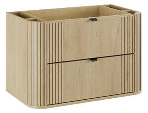 Comad Závesná skrinka pod umývadlo Ovalia 80 cm dub Cremona