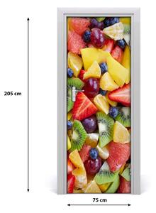Fototapeta na dvere samolepiace ovocie 75x205 cm