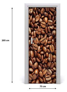 Fototapeta na dvere samolepiace zrnká kávy 75x205 cm