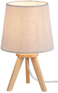 Rabalux Lychee stolová lampa 1x25 W sivá 2068