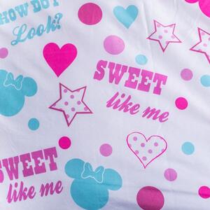 JERRY FABRICS MICRO obliečky Minnie Sweet like me Polyester - mikrovlákno, 140/200, 70/90 cm