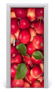 Fototapeta na dvere samolepiace červené jablká 85x205 cm