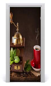 Fototapeta na dvere samolepiace mlynček na kávu 85x205 cm