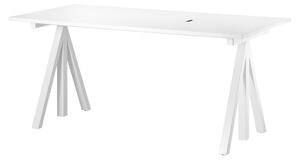 STRING Pracovný stôl Works, White 160 x 78 cm