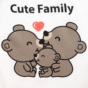 NEW BABY Detské kresielko z Minky Cute Family cappuccino Polyester 42x53 cm