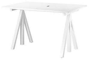 STRING Pracovný stôl Works, White 120 x 78 cm