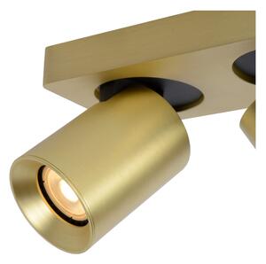 NIGEL - Stropné bodové svietidlo - LED tlmené až teplé - GU10 - 2x5W 2200K/3000K - matné zlato / mosadz