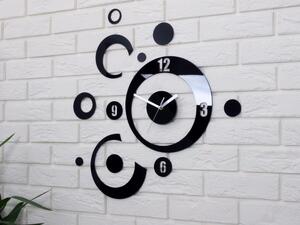 Moderné nástenné hodiny PLANET (samolepiace hodiny na stenu)