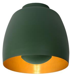 NOLAN - Zapustené stropné svietidlo - priemer 24 cm - 1xE27 - Zelené