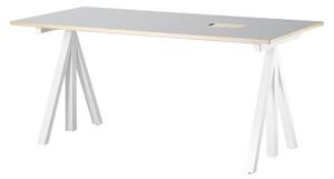 STRING Pracovný stôl Works, Light Grey 160 x 78 cm