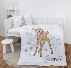 HERDING FLANEL BIO Obliečky do postieľky Bambi Bio Bavlna Flanel, 100/135, 40/60 cm