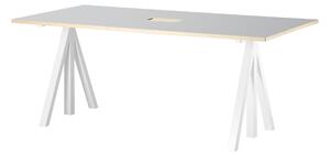 STRING Pracovný stôl Works, Light Grey 180 x 90 cm
