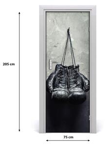 Fototapeta samolepiace dvere boxerské rukavice 75x205 cm