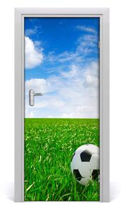 Fototapeta samolepiace dvere futbal na lúke 85x205 cm