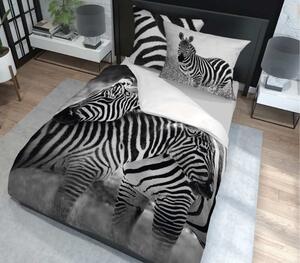 DETEXPOL Francúzske obliečky Zebra Bavlna, 220/200 cm