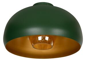 SHARAN - Zapustené stropné svietidlo - priemer 38 cm - 1xE27 - Zelené