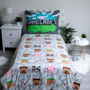 JERRY FABRICS Obliečky Minecraft Adventure Bavlna, 140/200, 70/90 cm