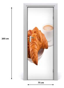 Fototapeta na dvere samolepiace raňajky 75x205 cm