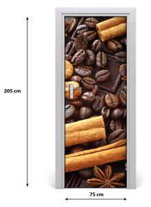 Fototapeta na dvere samolepiace horká čokoláda 75x205 cm