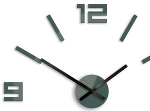Moderné nástenné hodiny ARABIC GRAY gray (nalepovacie hodiny na stenu)