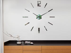 Moderné nástenné hodiny CARLO MIRROR HMCNH057-mirror (nalepovacie hodiny na stenu)