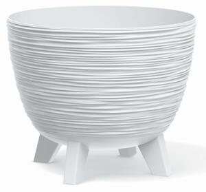 Prosperplast Kvetináč FURA I biely, variant 23,6 cm