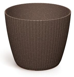 Prosperplast Kvetináč LAMIE ECOWOOD kávový, variant 23,8 cm