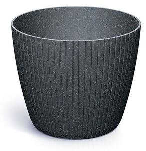 Prosperplast Kvetináč LAMIE ECOWOOD antracitový, variant 23,8 cm