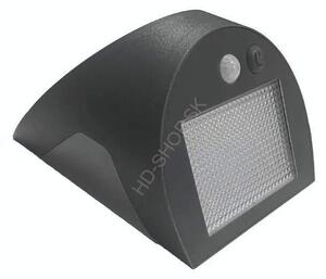 LED šedé nástenné solárne svietidlo 3W / 300lm / 3000K / 4000K (LS225)