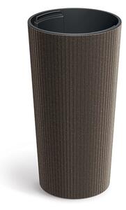 Prosperplast Kvetináč Lamie Slim Eco Wood kávový, variant 30 cm