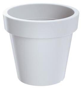 Prosperplast Kvetináč Lofly biely, variant 19,6 cm