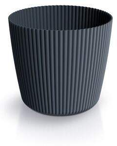 Prosperplast Kvetináč MILLA ROND antracitový, variant 39 cm