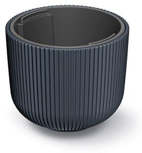Prosperplast Kvetináč MILLA V antracitový, variant 29,8 cm