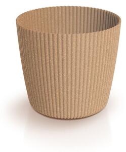 Prosperplast Kvetináč MILLA ROND ECO naturálny, variant 23,6 cm