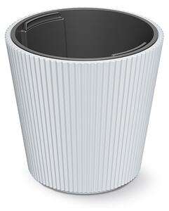 Prosperplast Kvetináč MILLA VI biely, variant 29,9 cm