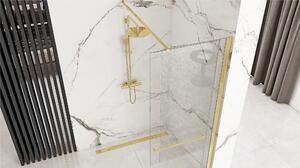 Rea Cortis stena sprchovacieho kúta 120 cm zlatá lesklý/sklo priehľadné REA-K8485