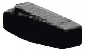 Spínač jednopólový šnúrový priechodzí 3251-01910 čierny
