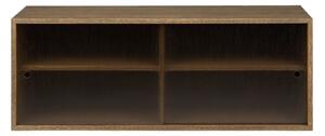 NORTHERN Skrinka Hifive Glass Storage, Smoked Oak 100 cm / nástenné