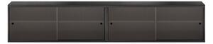 NORTHERN Skrinka Hifive Glass Storage, Black Oak 200 cm / nástenné
