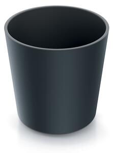 Prosperplast Kvetináč NURBI zaoblený antracit, variant 25 cm